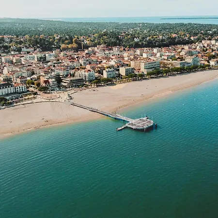 Daire En Bord De Avec Acces Direct A La Et Parking Securise - Fr-1-474-288 Arcachon